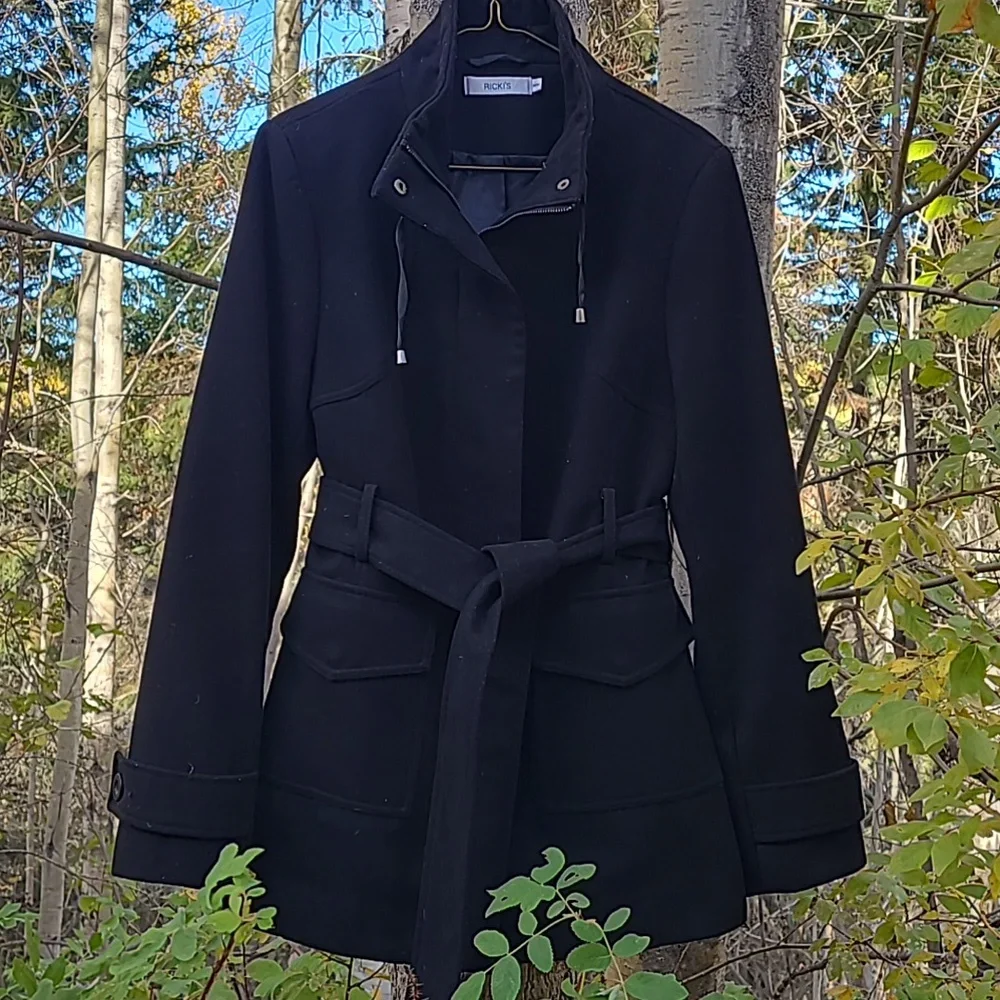 Ricki's Classic Warm Pea Coat - Picture 1 of 11